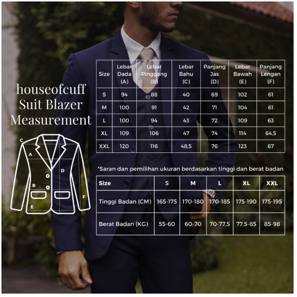 Dwi Pesona Putra Houseofcuff Jas Double Breast Hitam