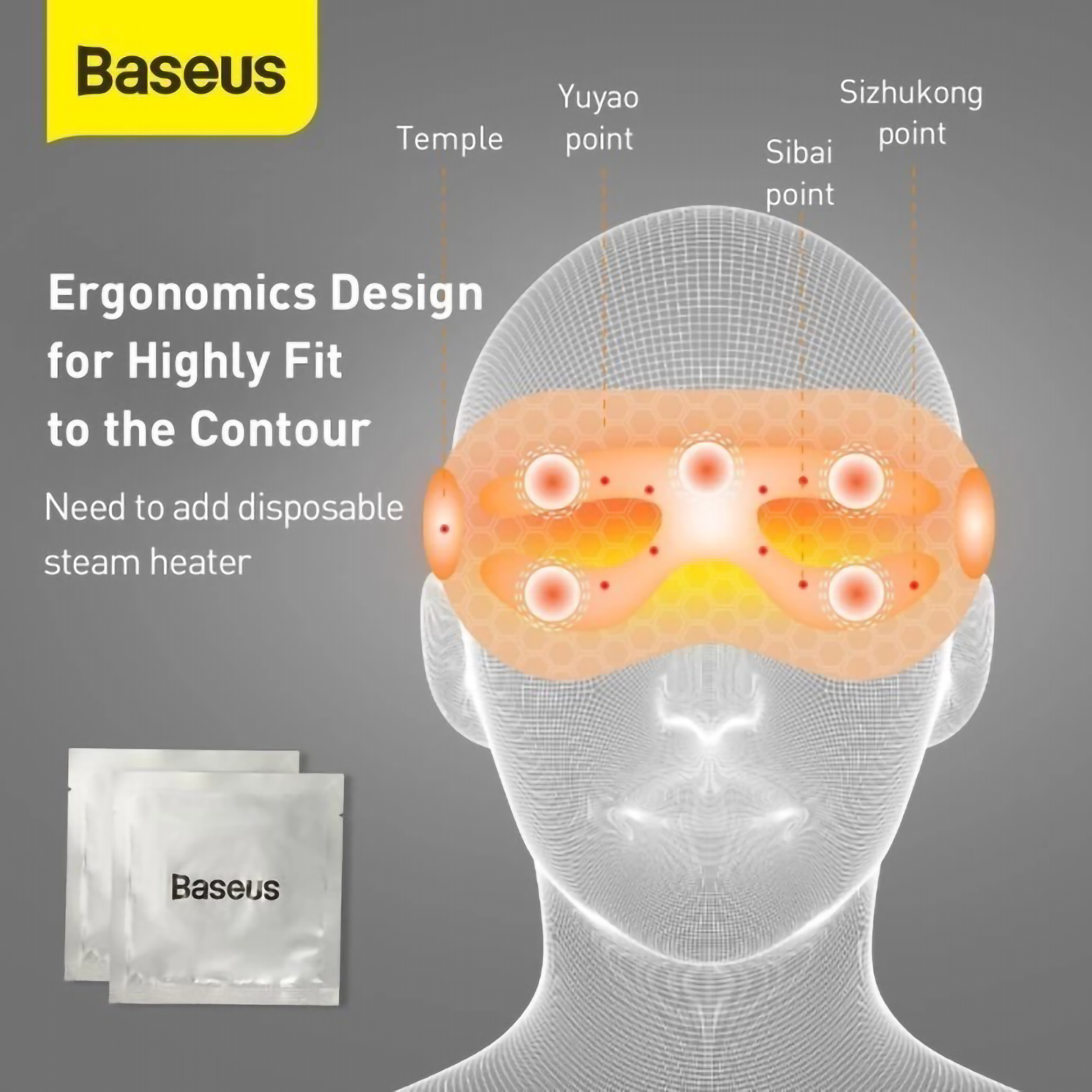 Shenzhen Baseus Technology Baseus Thermal Eye Cover Massage Masker 