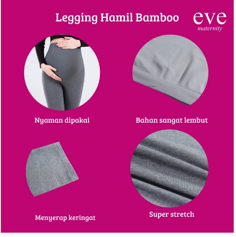 Eve Maternity Legging Hamil Bamboo 4