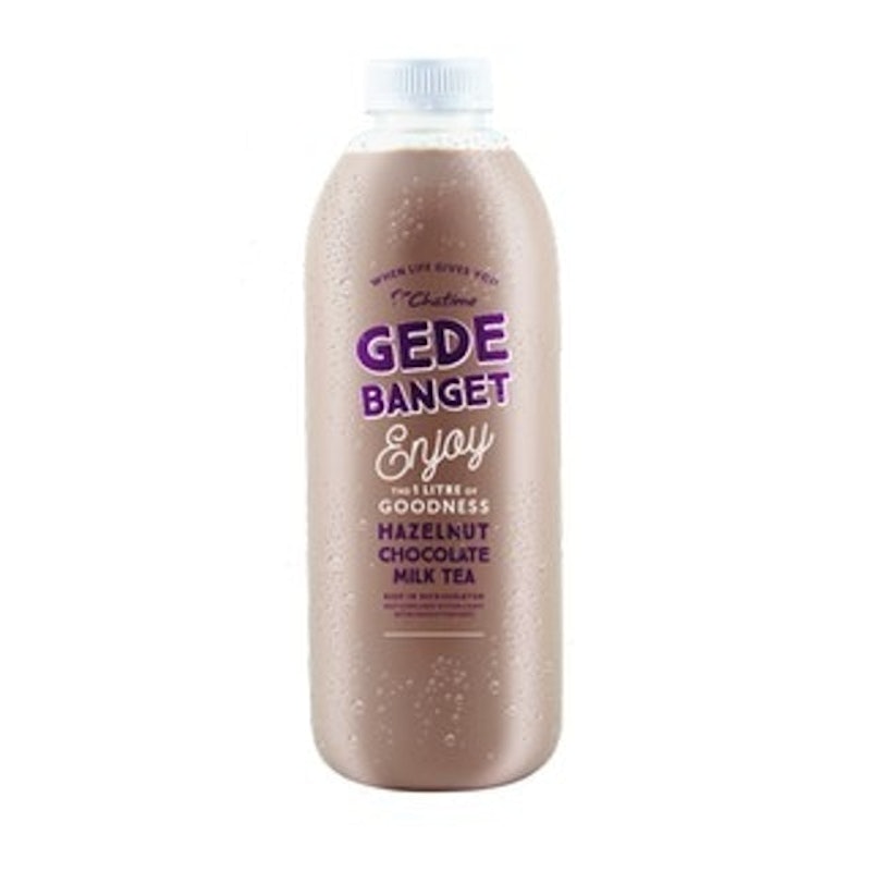 Hazelnut Chocolate Milk Tea Gede Banget 1