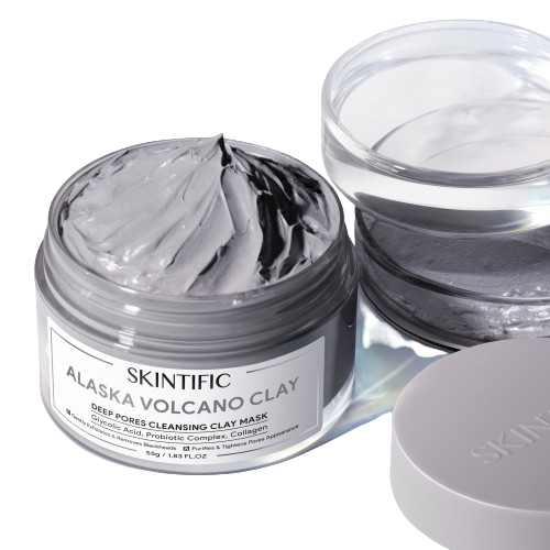 Alaska Volcano Clay Mask