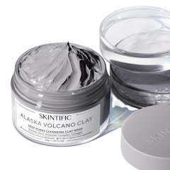 Alaska Volcano Clay Mask