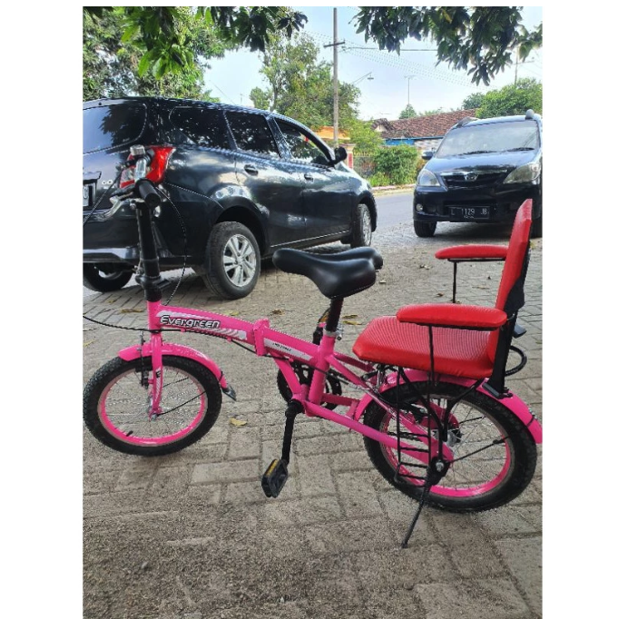 Jok Bonceng Sepeda Onthel Motif Kartun 4