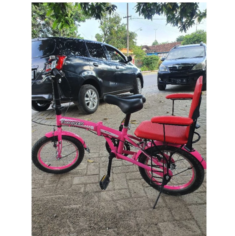 Jok Bonceng Sepeda Onthel Motif Kartun 4