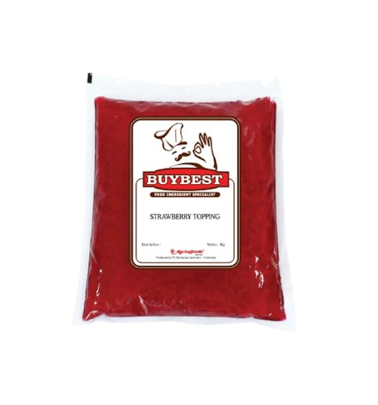 Buybest Strawberry Topping 1 kg 1