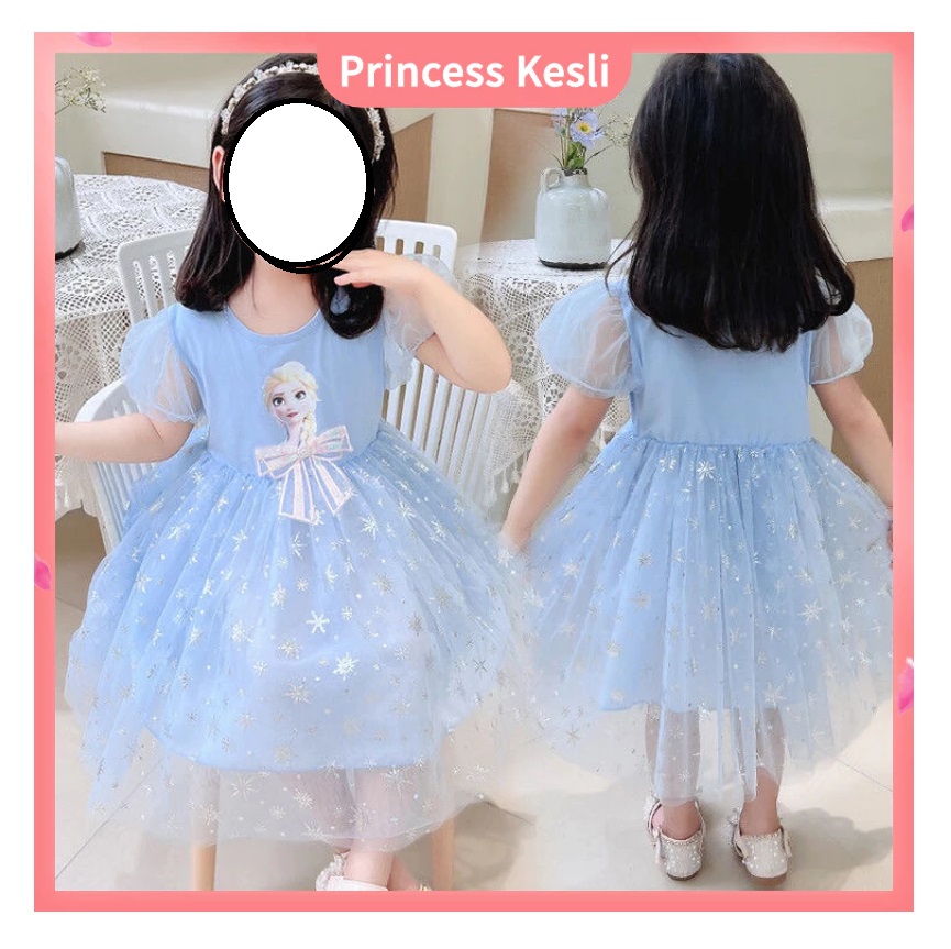 Princess Kesli Gaun Elsa Pita 4