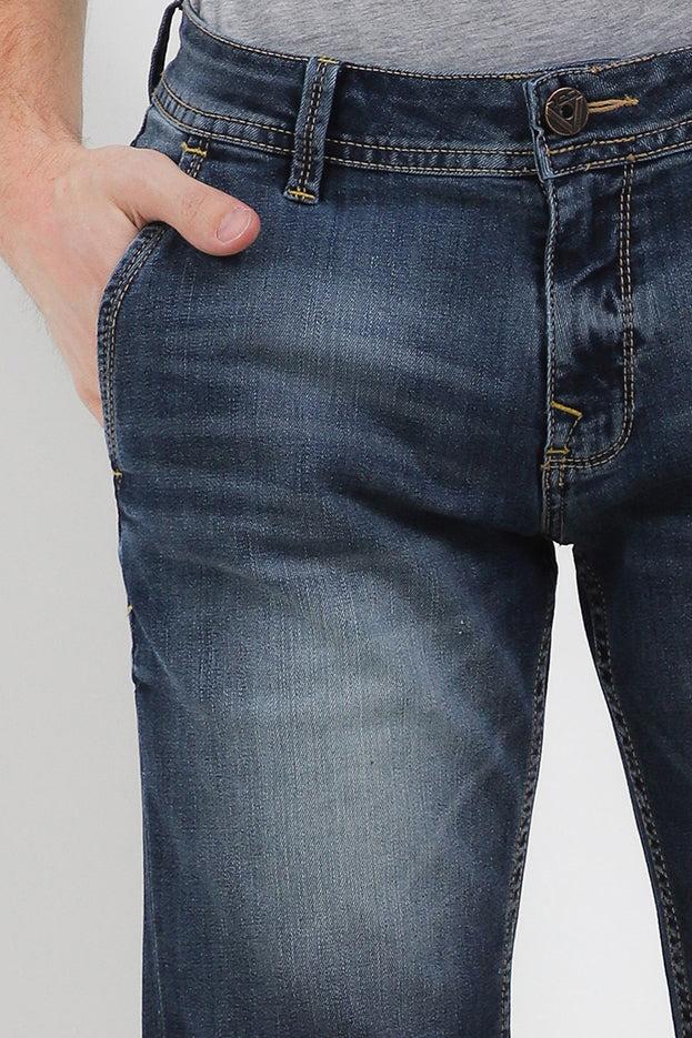 Multi Garmenjaya Cardinal CDL Celana Pendek Bermuda Denim Slim Fit  H0042BK15A