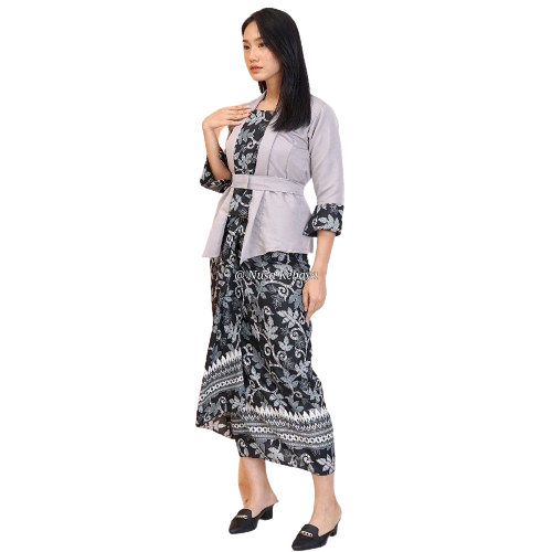 Setelan Kebaya Katun Elnira Kombinasi
