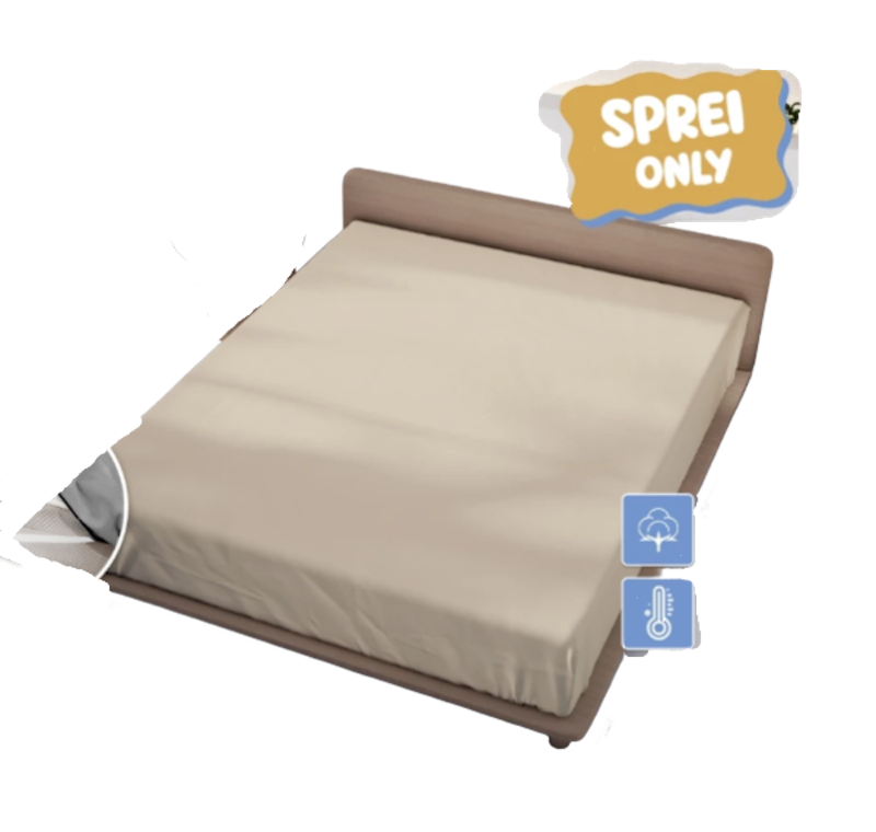 Kintakun Sprei Cotton Feel with Side Pocket