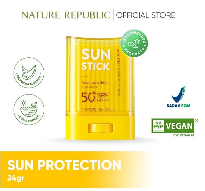 Nature Republic California Aloe Fresh Powdery Sun Stick SPF50+ PA++++