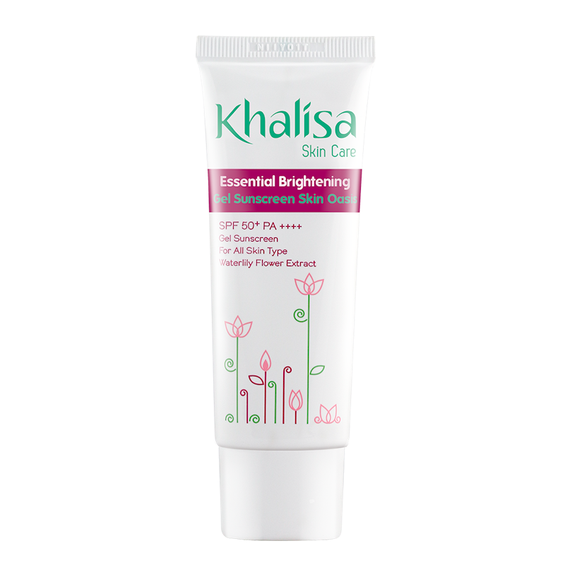 Khalisa Essential Brightening Gel Sunscreen Skin Oasis SPF50 PA+++