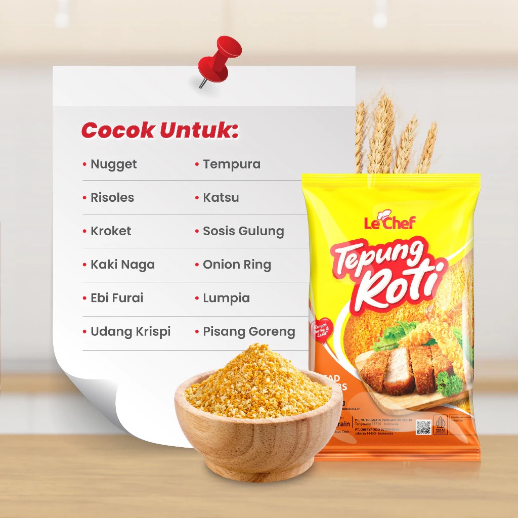 Berkat Cahaya Novena Le Chef Tepung Roti 