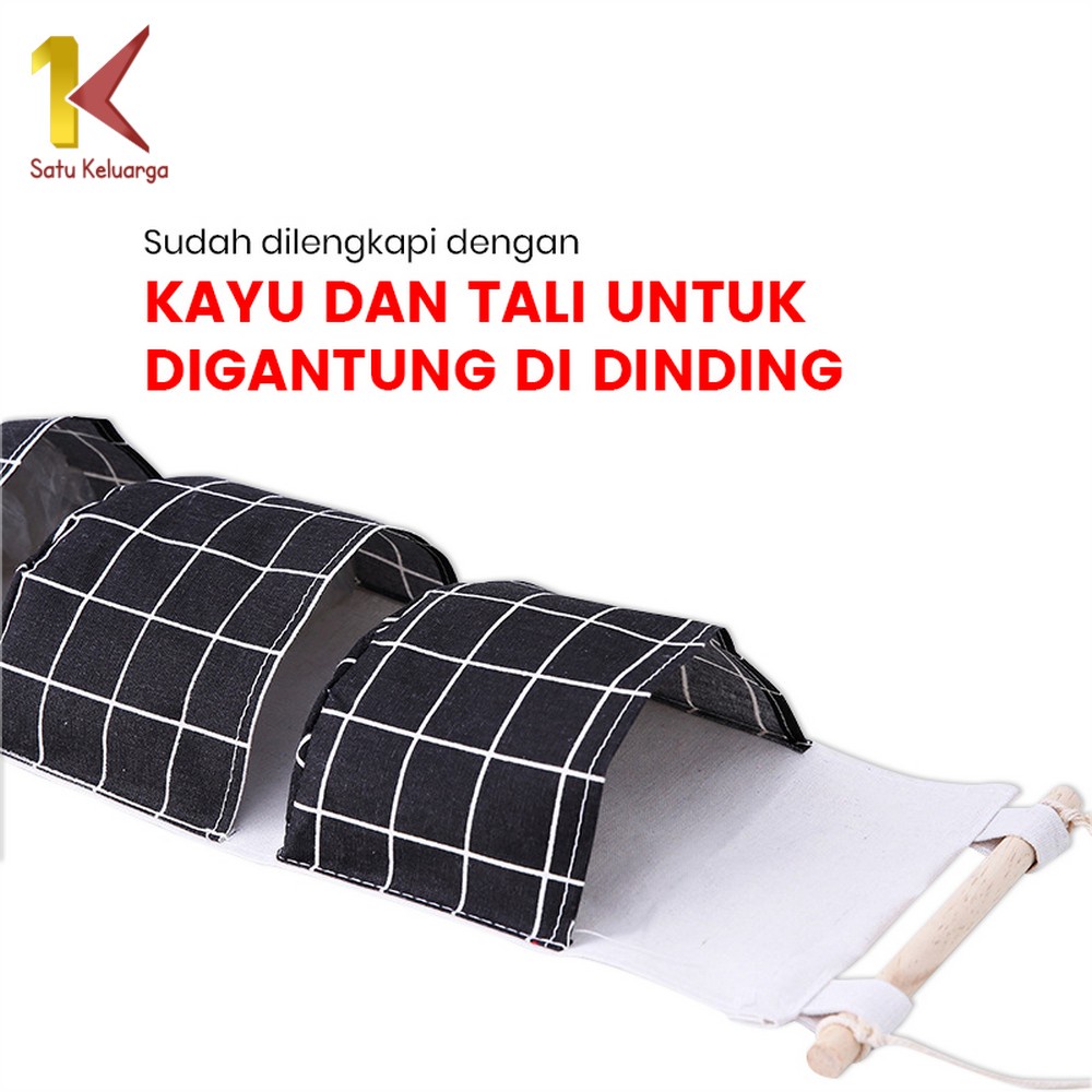  Satu Keluarga Pouch Gantung 3 Sekat Multifungsi C733