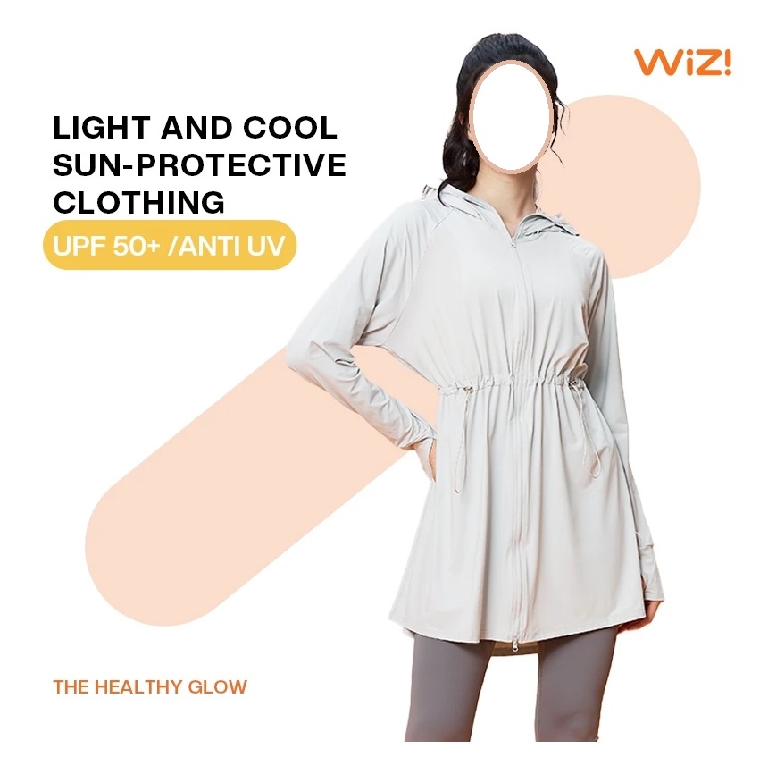 WiZi Jaket Parasut Wanita Oversize Anti UV MT06