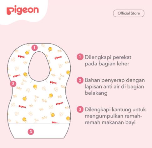 Pigeon  Disposable Baby Bibs