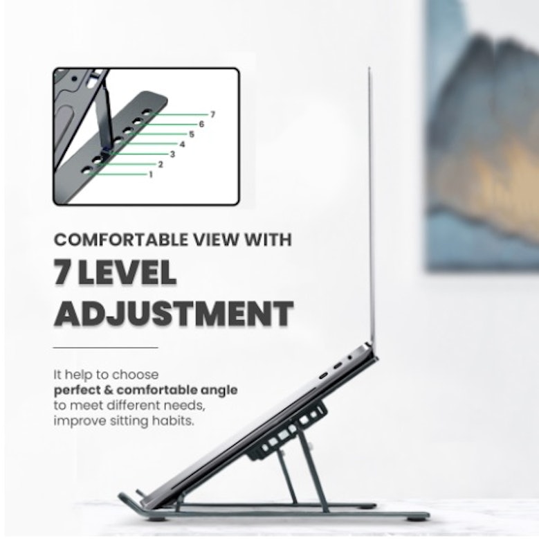 UNEED Laptop Stand Holder with Cooling Fan 4