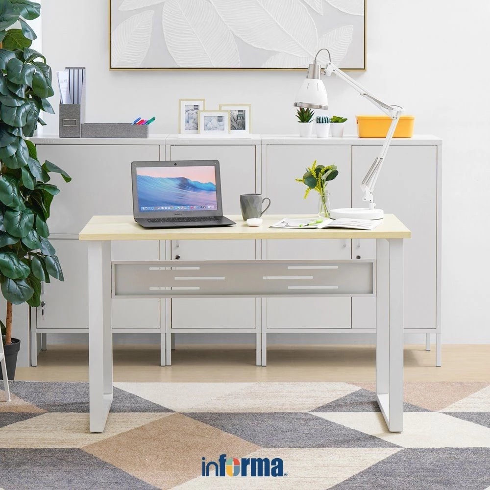 Home Center Indonesia Informa Kairo Meja Kantor Metal