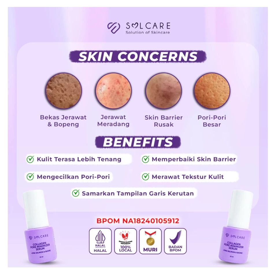 STC Sarana Estetika Solcare Collagen Pore Minimizer Serum