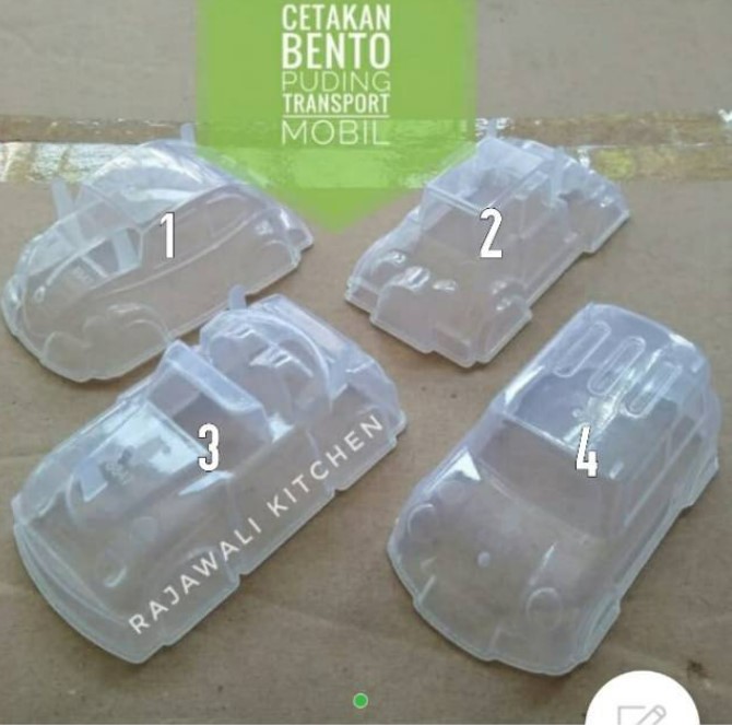 Cetakan Nasi Bento Mobil