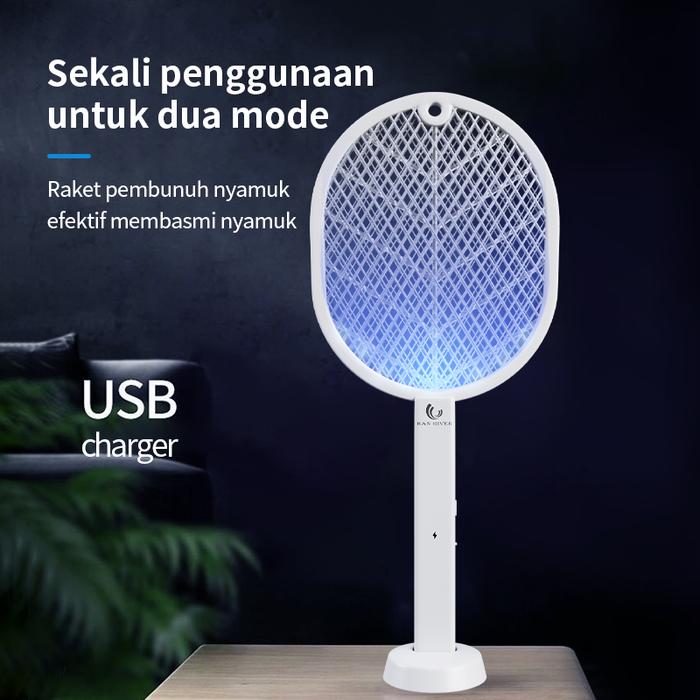 Han River Raket Nyamuk 2 in 1 5