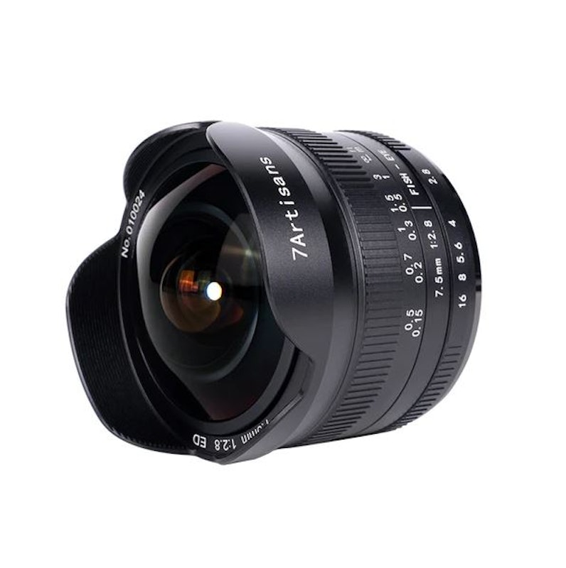 7.5mm f/2.8 Mark II APS-C lens for E/EOS-M/EOS-R/FX/M43/Z 1