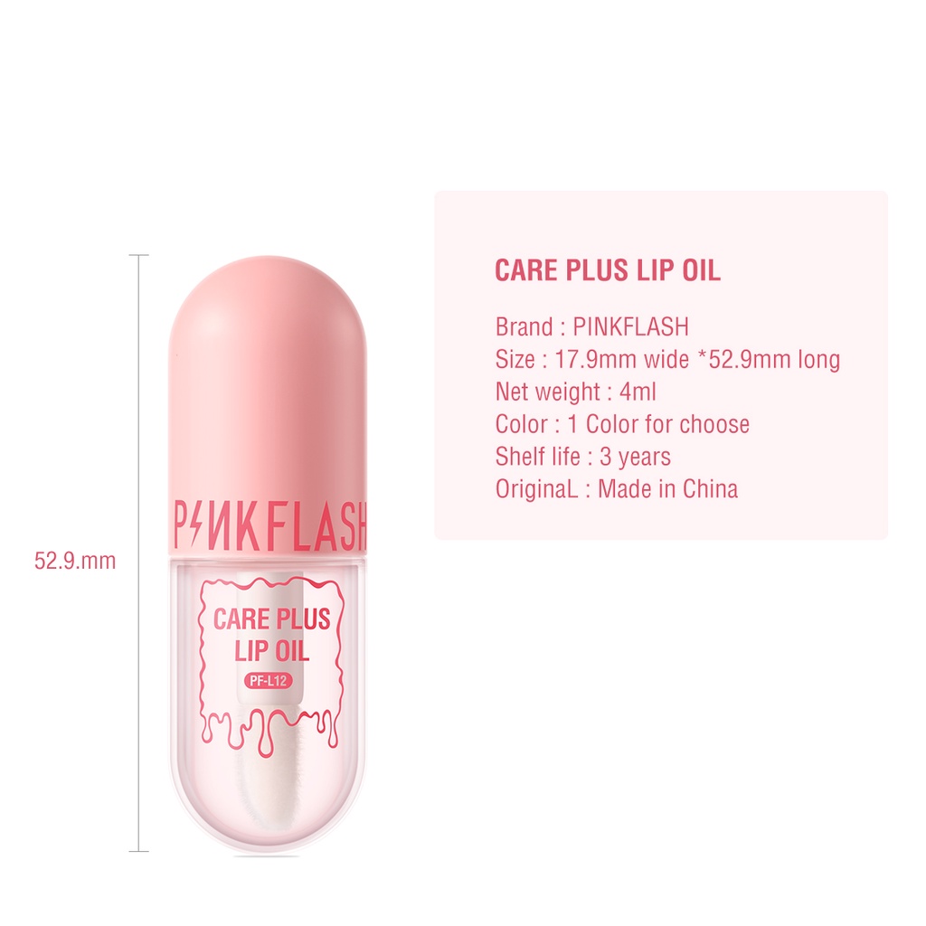 Pinkflash Pure Natural Care Plus Lip Oil