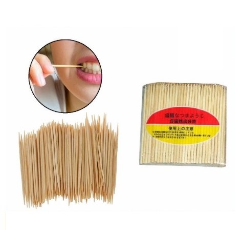 Tusuk Gigi Bambu 80 pcs ｜ SM88 - F210