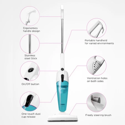 Midea 2 in 1 Vacuum Cleaner VC-SC861B