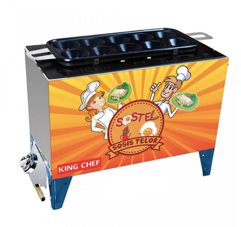 King Chef Gas Egg Roll Machine 1