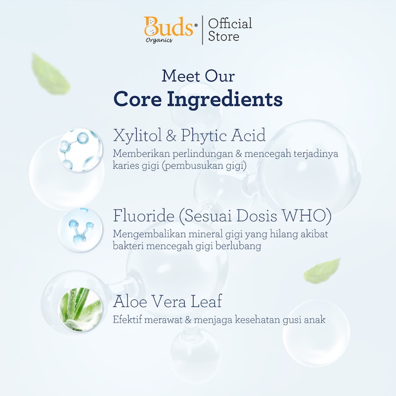 Buds Organics Children's Toothpaste with Flouride 5