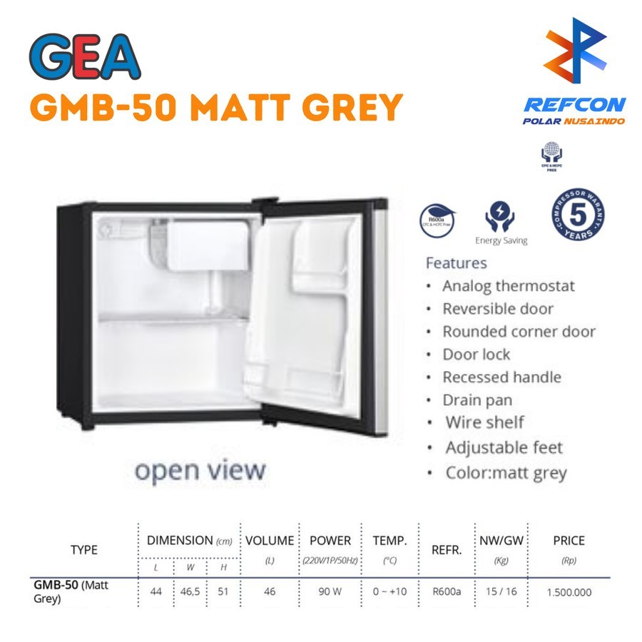 Royal Sutan Agung GEA Kulkas Mini Bar   GMB-50