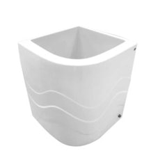 Bak Air Mandi Sudut Luxury Fiber Glass
