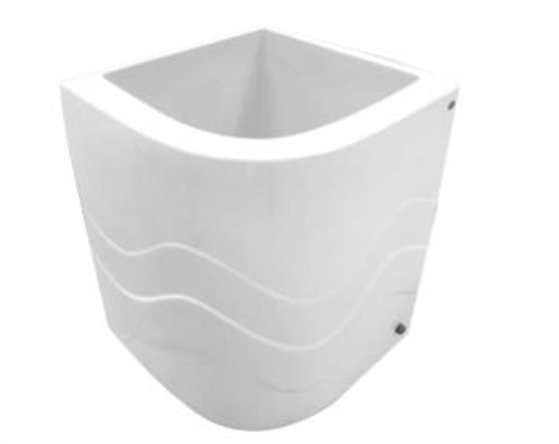 Bak Air Mandi Sudut Luxury Fiber Glass