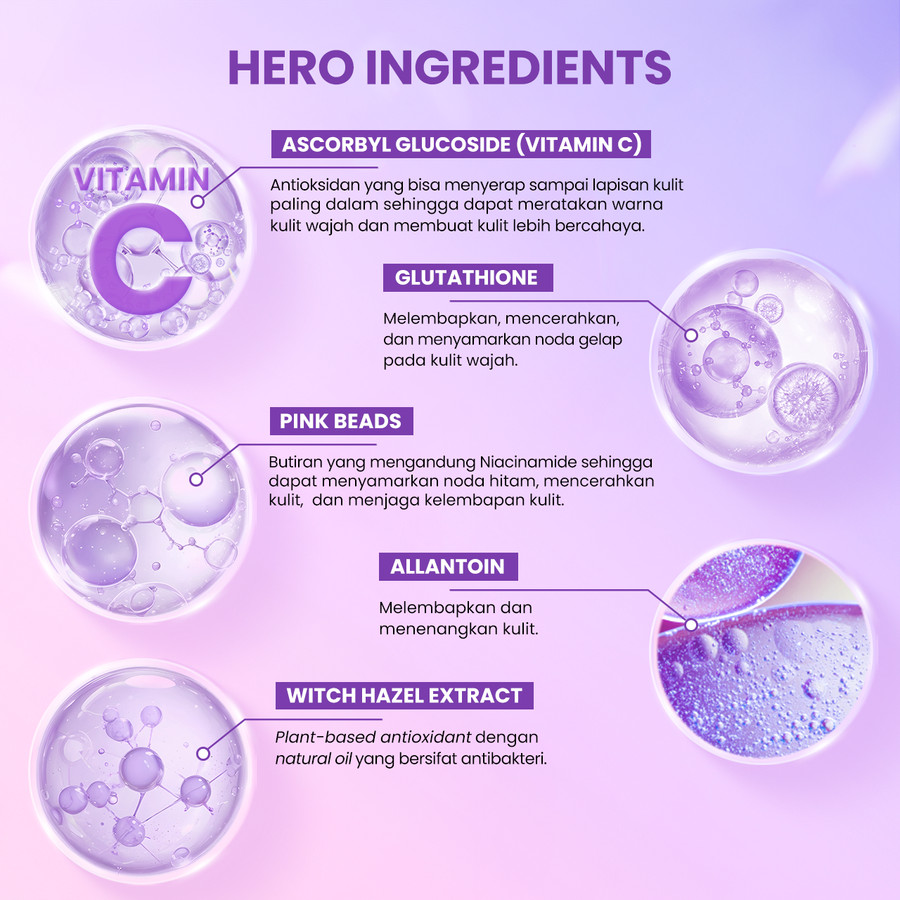 Opto Lingkar Sejahtera Scarlett Whitening Brightly Essence Toner for Brightening