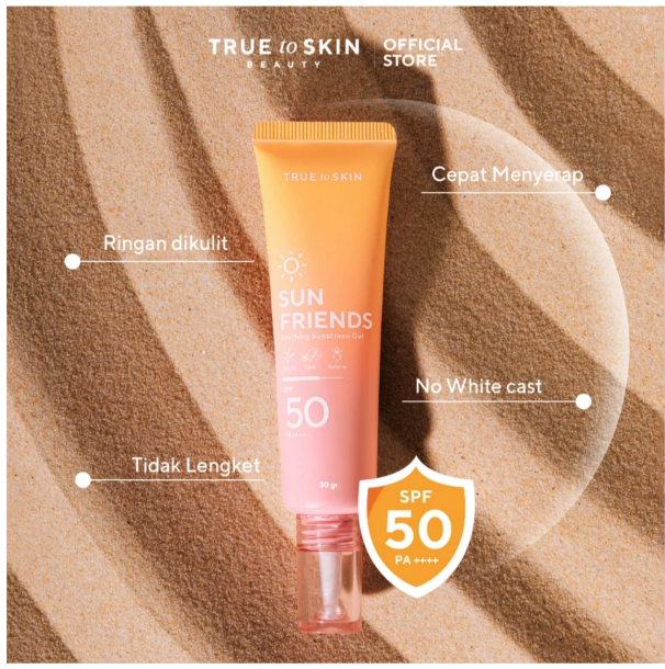 Triniti Tunggal Abadi True to Skin Sunfriends Soothing Sunscreen Gel SPF 50 PA++++