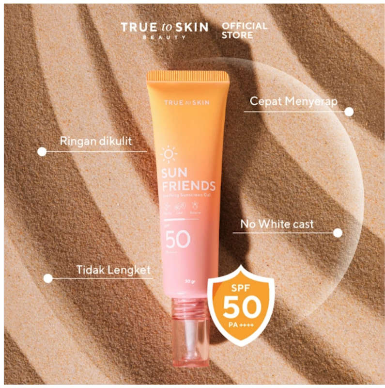 True to Skin Sunfriends Soothing Sunscreen Gel SPF 50 PA++++ 3