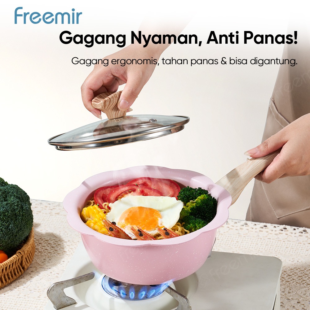 freemir Panci MPASI Bunga Sakura Pink Series 2