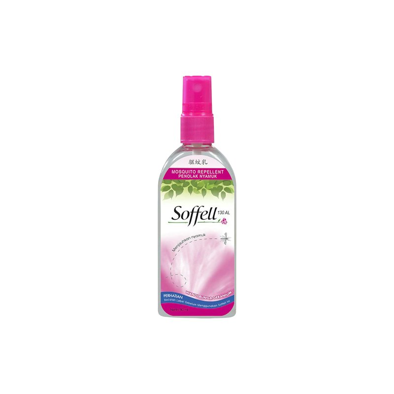 Soffell Mosquito Repellent Spray Bunga Geranium 1