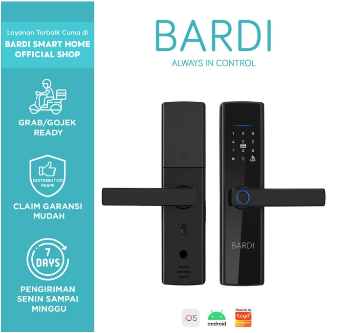 BARDI Solusi Otomasi  BARDI Smart Door Lock Lite Version