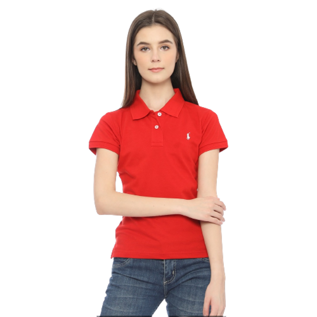 Polo Shirt Wanita Polos Kuda Kecil  4100