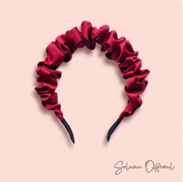 Solana Bando Scrunchie Satin
