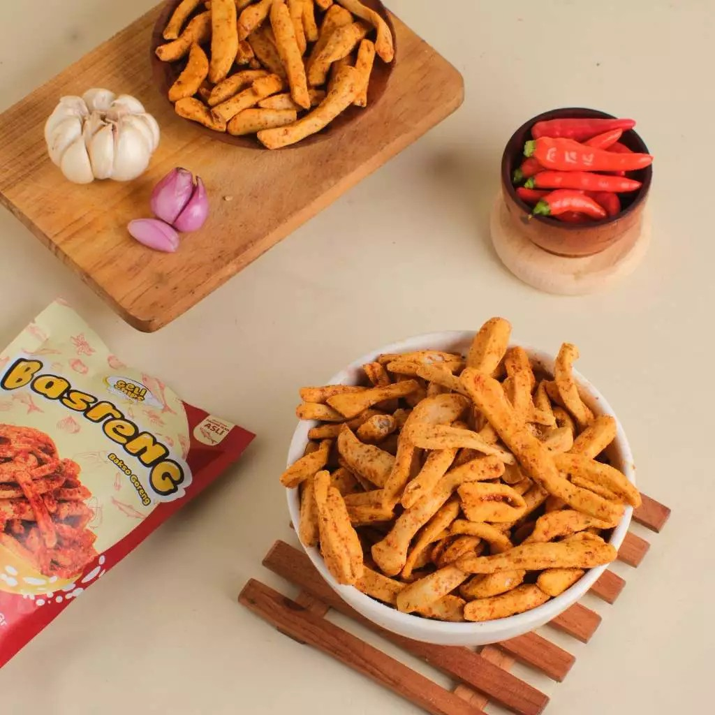 Geli Chips Basreng Pedas Keju