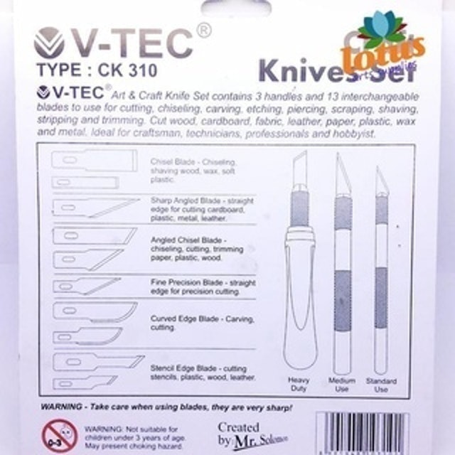 Craft Knives Set 4
