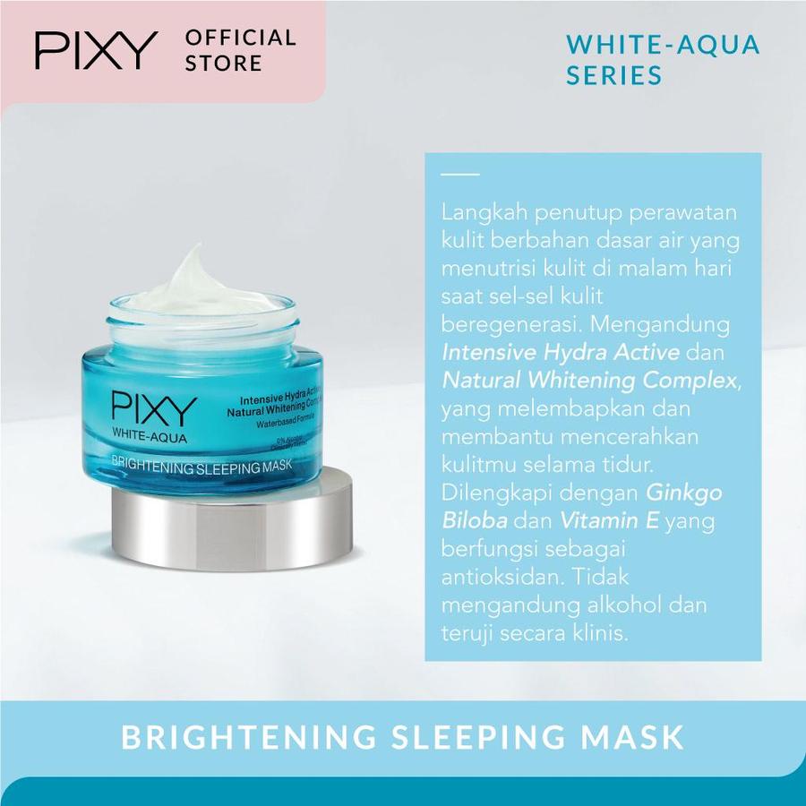 Mandom Indonesia PIXY White-Aqua Brightening Sleeping Mask
