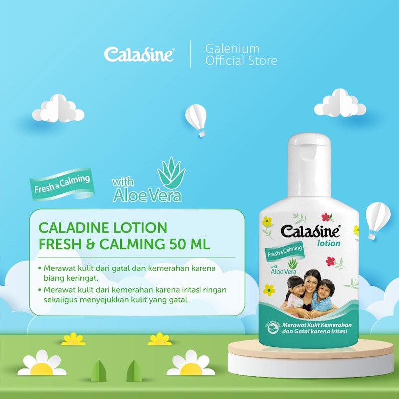 Caladine Lotion Fresh & Calming with Aloe Vera 2