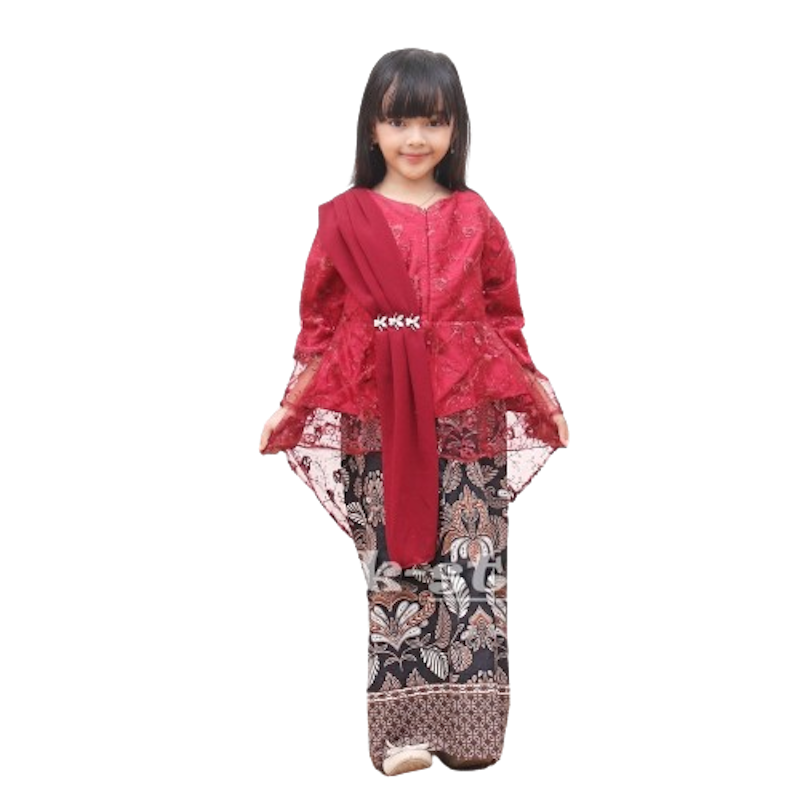 Kebaya Anak Perempuan Pakaian Pesta 1