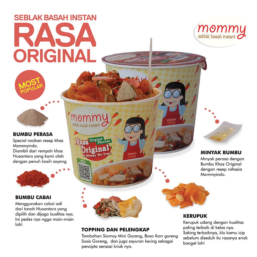 Mommyindo Mommy Seblak Instan Rasa Original