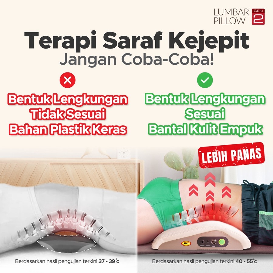 Jaco Nusantara Mandiri Jaco Lumbar Pillow Gen 2