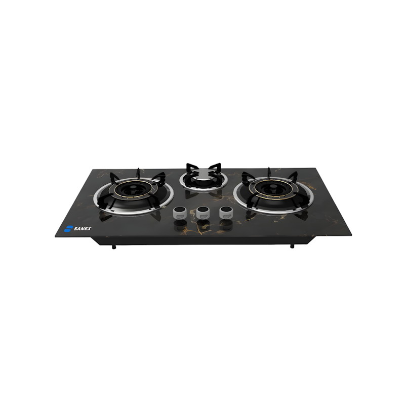 SANEX Kompor Gas Tanam 3 Tungku Marble Series 1
