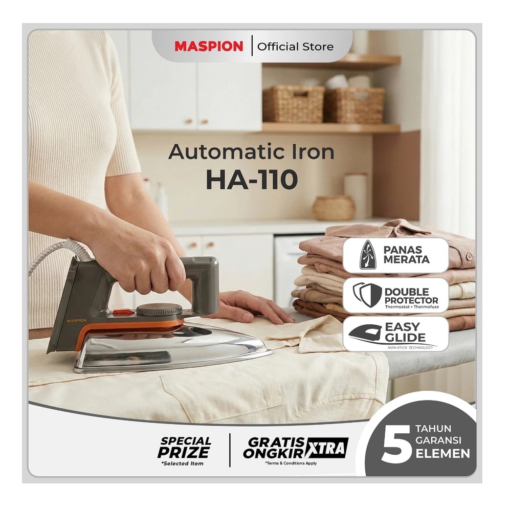 Maspion Group Maspion Automatic Dry Iron HA-110 